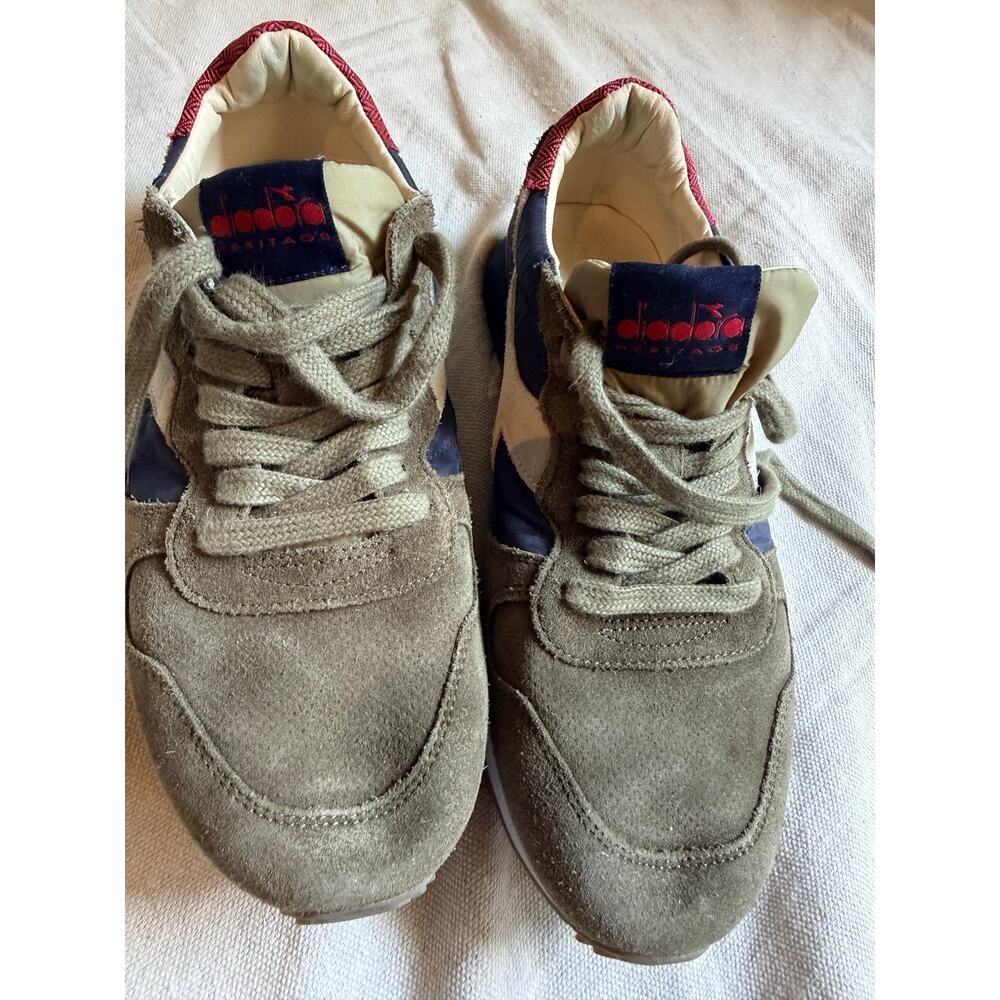 Diadora Camaro H S SW Suede Men's Size 9 Burnt Olive Retro Sneakers Sportswear